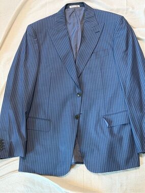 Pal Zileri made in Italy Pinstripe Men's Blazer - Classic Two-Button Suit Jacke